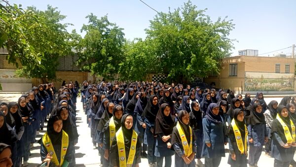 بازدید تشکیلاتی سازمان دانش‌آموزی از مدارس دخترانه شاهد و بنت‌الهدی سرآبتاوه