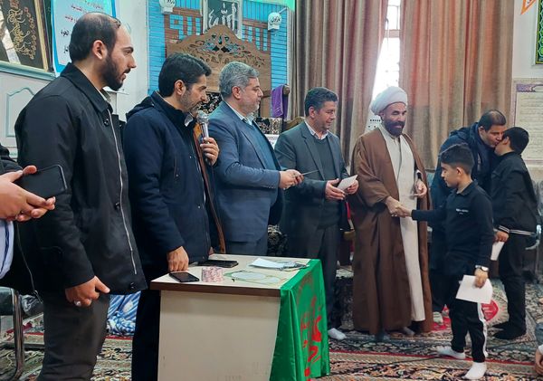 حضور مسئولان آموزش و پرورش در جمع دانش آموزان معتکف جلگه رخ