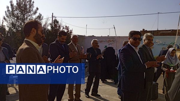 آیین افتتاح پایگاه نهضت سواد آموزی در دبستان شهید نجفی فدافن