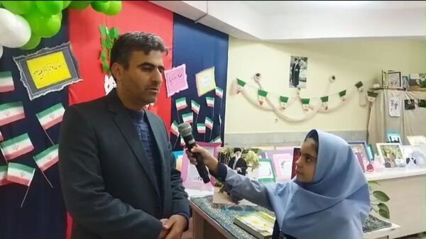 افتتاحیه نمایشگاه جشنواره ماها در دبستان فرهنگیان ۲