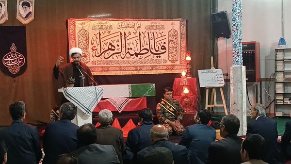 تشییع پیکر شهید گمنام در شهرستان کاشمر 