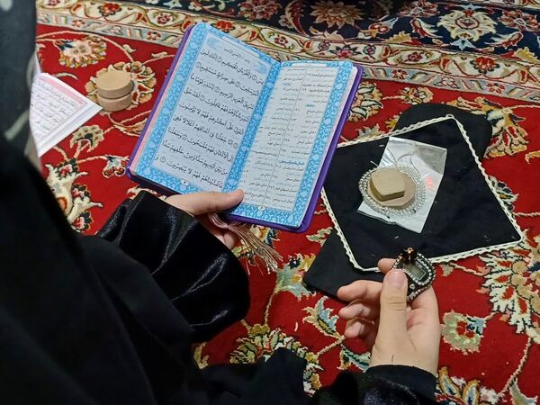 مراسم معنوی اعتکاف در مجموعه رستگاران شهرستان برخوار  