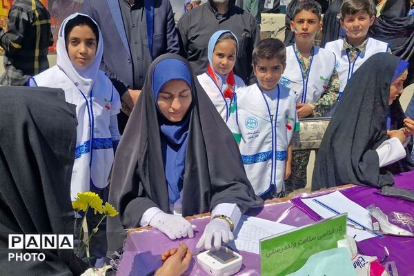 ایستگاه سلامت آموزش و پرورش پاکدشت در اربعین رهبر شهید