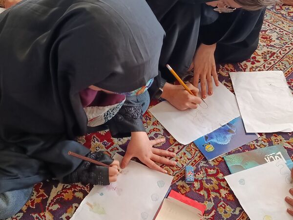 برپایی غرفه کودک در نمازجمعه شهرستان کاشمر 