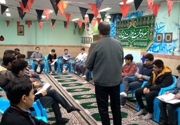 مسابقه مشاعره دانش‌آموزی دبیرستان میرحبیبی ناحیه 4 کرج 