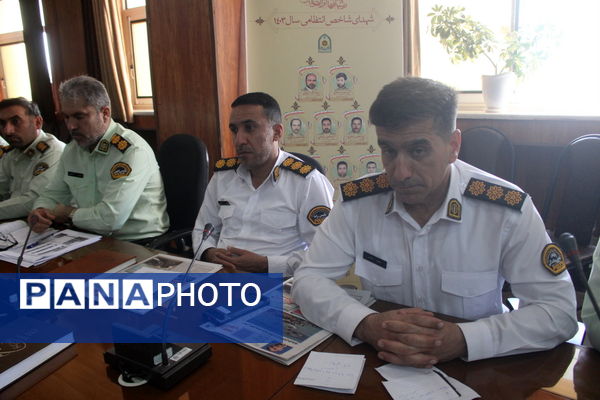 نشست خبری فرمانده انتظامی استان بوشهر