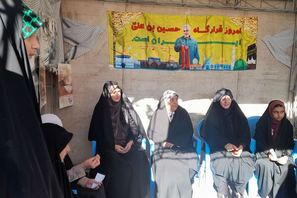 برگزاری غرفه و مواکب فرهنگی به‌مناسبت سالگرد حاج قاسم سلیمانی در صباشهر