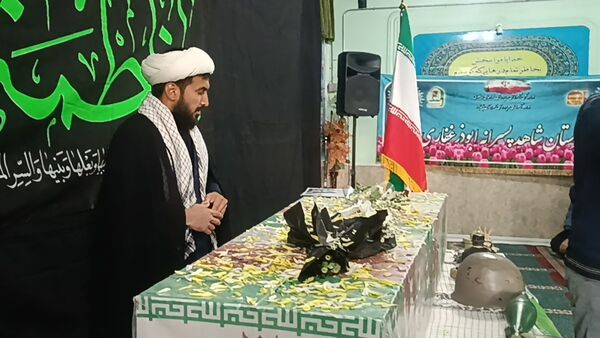 مراسم استقبال از شهید گمنام در دبیرستان شاهد ابوذر غفاری نیشابور 