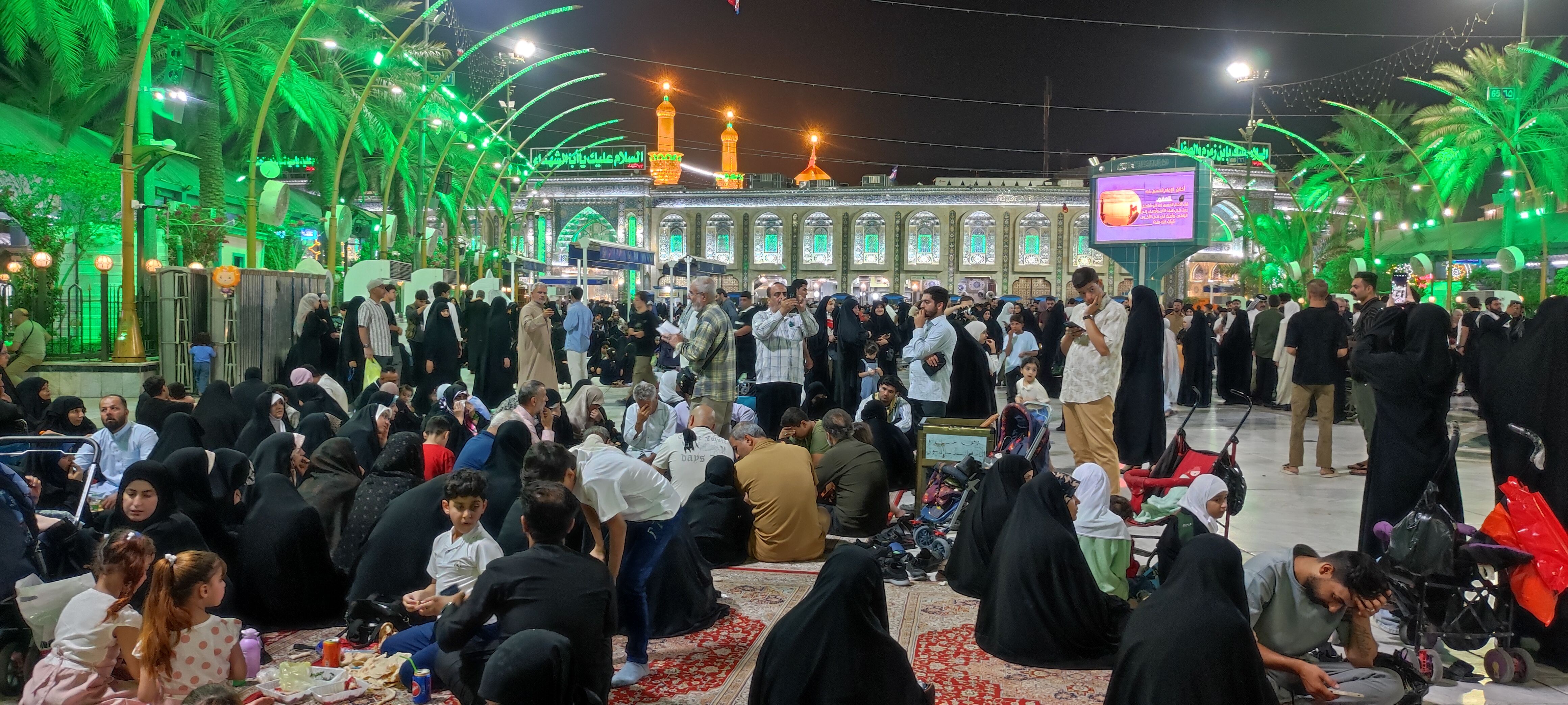 گزارش کوچکترین خبرنگار پانا از حال و هوای کربلای معلا 