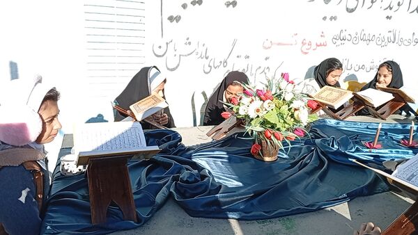 مراسم شهادت حضرت زهرا(س) در مدرسه سمیه کاشمر