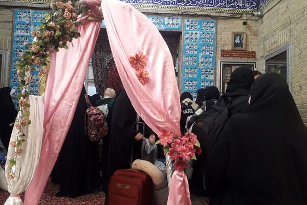 اعتکاف دانش‌آموزی در شهرری