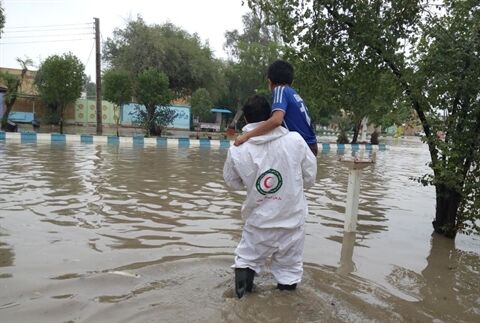 آماده‌باش امدادگران هلال احمر درپی هشدار نارنجی هواشناسی

