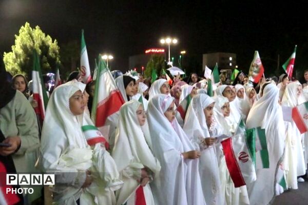 بهشت در کف خیابان های شهر ری با حضور ریحانه های بهشتی