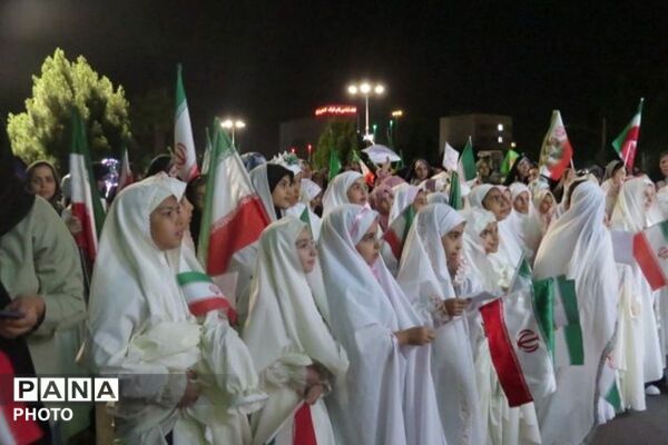 بهشت در کف خیابان های شهر ری با حضور ریحانه های بهشتی