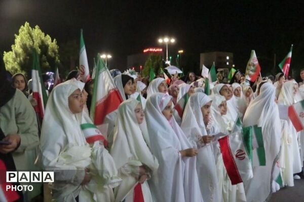 بهشت در کف خیابان های شهر ری با حضور ریحانه های بهشتی