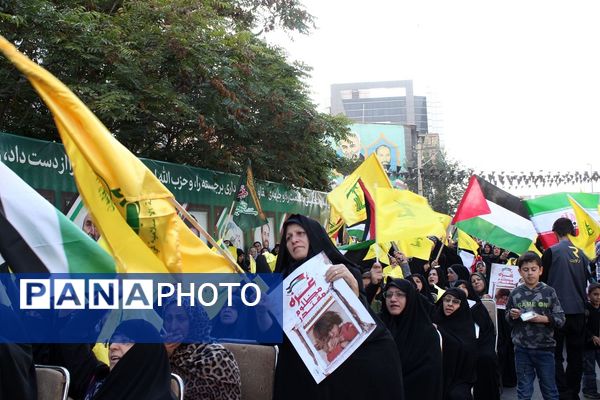 مردم استان البرز جنایت بزرگ رژیم صهیونیستی را علیه شهیدان مقاومت محکوم کردند