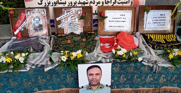 چهلم شهید امنیت هادی میر آبادی در بهشت فضل نیشابور 