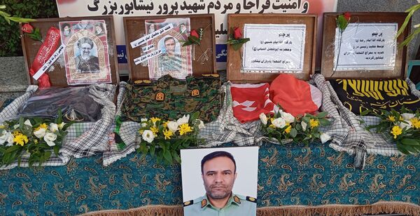 چهلم شهید امنیت هادی میر آبادی در بهشت فضل نیشابور 