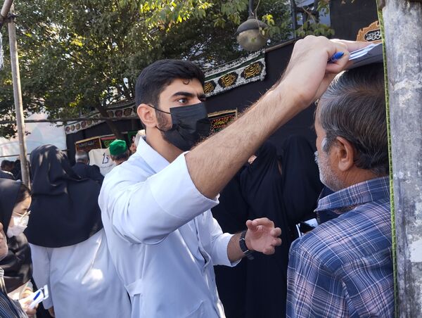حضور جاماندگان اربعین حسینی در جوار امام مهربانی‌ها