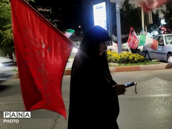 موکب شهدای بسیج فلکه آزادی؛ کانون اجتماعات شبانه و همدلی مردم نیشابور در شب صد و هشتاد و یکم