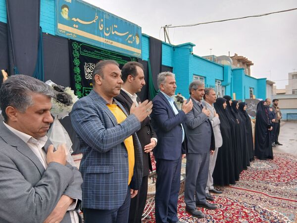 مراسم شهادت حضرت ام البنین در دبیرستان فاطمیه 