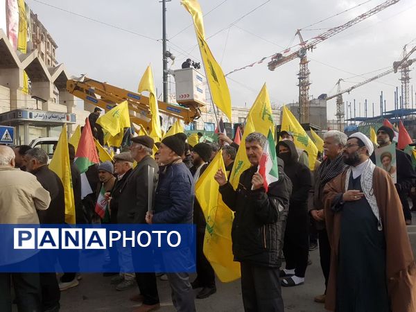 تشییع نمادین شهدای مقاومت درمشهد