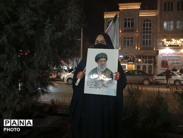 حضور گسترده و پرشور مردم انقلابی نیشابور در مراسم شهادت رهبر شهید 
