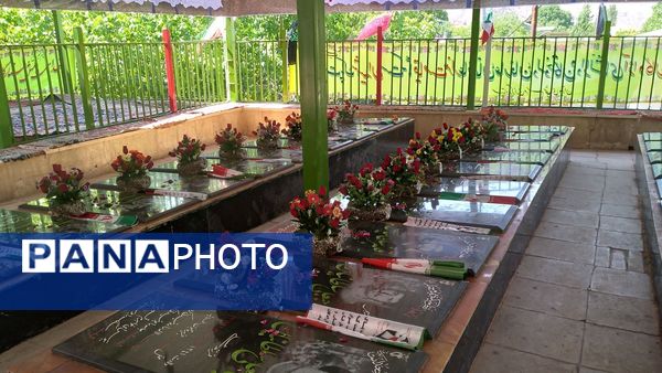 مراسم باشکوه یادبود شهدای روستای دیزان طالقان