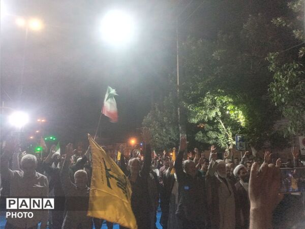 کامیاران در شب صد و سی و پنجم؛ طنین همدلی با نیروهای مسلح را سر داد