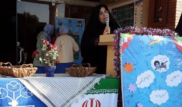 هفته بسیج دانش‌آموزی در دبیرستان فرزانگان قائمشهر