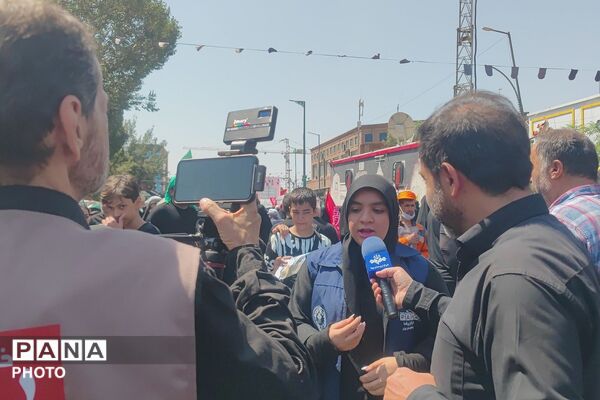 جاماندگان اربعین حسینی در مسیر قبله تهران