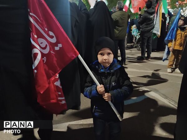 آیین چهلمین روز شهادت امام خامنه‌ای، میهمان دیار کهن نیشابور