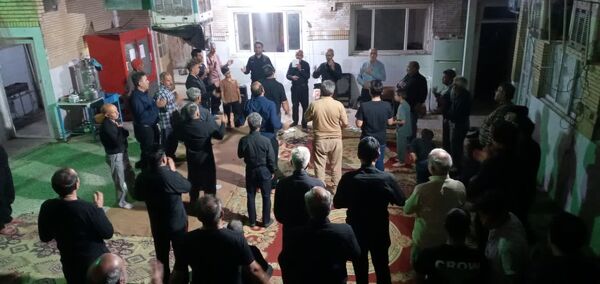 عزاداری اربعین خدمتگزاران حسینیه  ابوالفضلی فدافن در مشهد مقدس