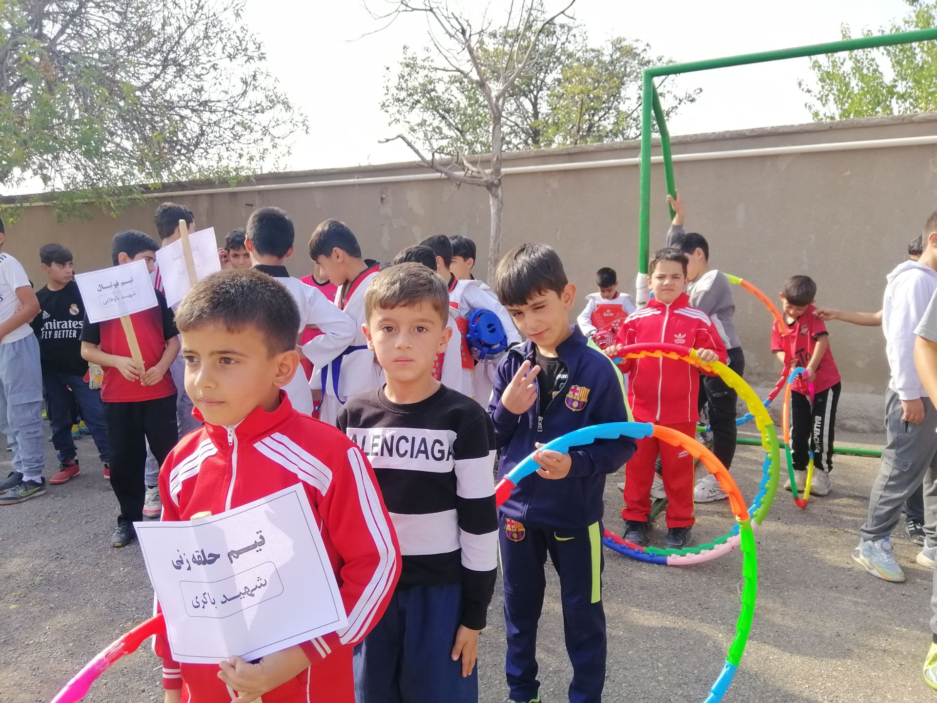 شور، ورزش و یاد شهدا در مرکید