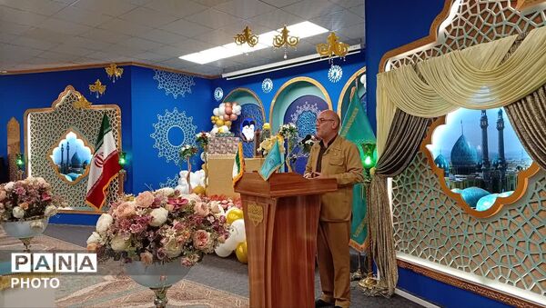آیین جشن تولد فرزندان شهدا در مسجد مقدس جمکران