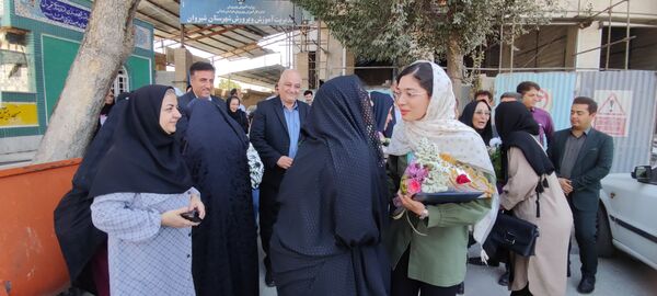 استقبال از دانش آموز شیروانی دارنده مدال برنز جهانی المپیاد علوم زمین