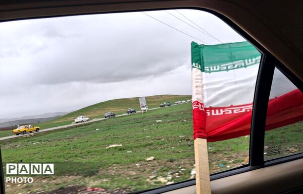 راهپیمایی خودرویی «کنجوران سفلی» به سمت «شان‌آباد» 