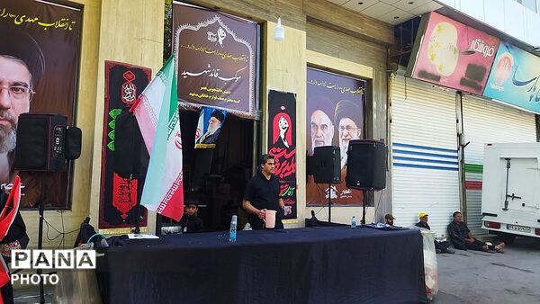 موکب قائد شهید در خیابان مصباح یزدی مشهد 