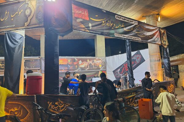 مراسم عزاداری امام حسن مجتبی (ع)و رحلت پیامبر(ص) با حضور نوجوانان شیرازی
