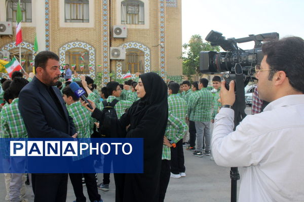 زنگ آغاز نصرالله در مدارس بوشهر