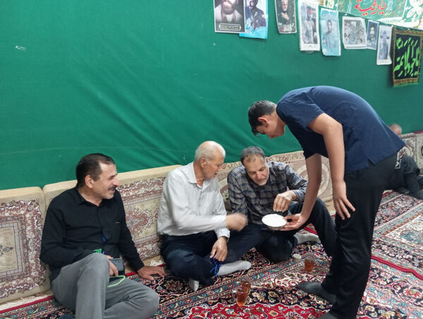 مراسم عزاداری شهادت امام محمد باقر(ع) در شهر جعفریه قم 