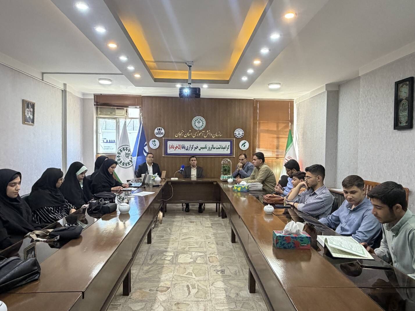 دیدار مدیرکل آموزش و پرورش استان زنجان از خبرگزاری پانا استان