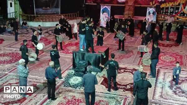 نوای محرم در حسینیه شهر بخ