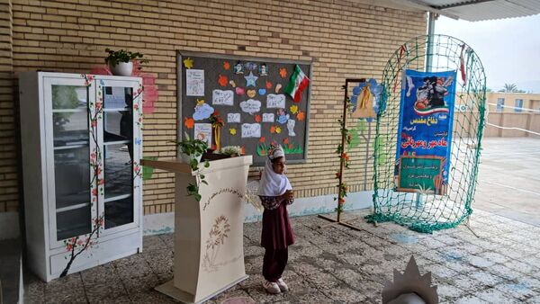 شکوفه‌ها در راه رویش؛ جشن ورود کلاس اولی‌ها در مدرسه شهید مطهری مارم فین