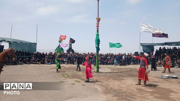 روستای مرزان؛ آیین عاشوراییِ میعاد عاشقان حسینی و بیعت با رهبر سوم انقلاب اسلامی