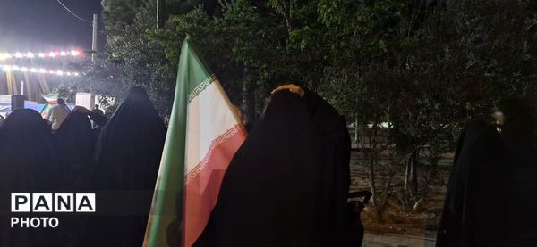 مراسم پر اقتدار انقلابی به همراه نماز استغاثه