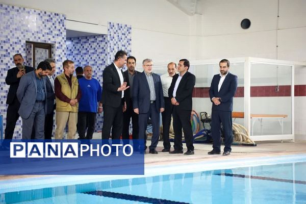 استخر مجموعه فرهنگی ایثار افتتاح شد