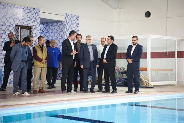 استخر مجموعه فرهنگی ایثار افتتاح شد