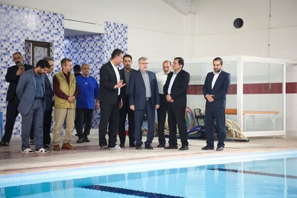 استخر مجموعه فرهنگی ایثار افتتاح شد