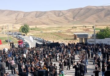 برگزاری مراسم عزاداری روز تاسوعا در امامزاده سید محمد بن موسی‌الکاظم روستای بارده